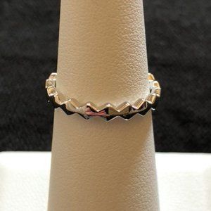 EDGY STERLING SILVER RING